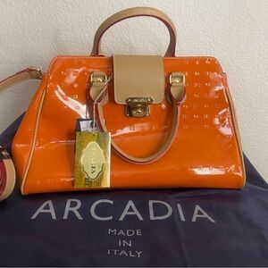 Medium/Large ARCADIA GENUINE LEATHER Handbag”